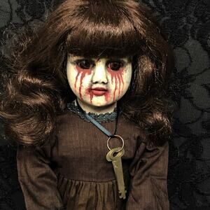 OOAK Creepy Odd 17” Haunting Eerie Spooky Bloody Halloween Horror Art Doll